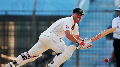 Australia's opening batsman David Warner is just 12 runs short of a 20th Test century. AM Ahad / AP Photo