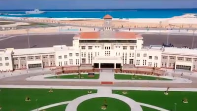 Egypt's new naval base in Gargoub, which was inaugurated on July 3, 2021.