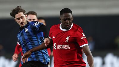Liverpool were not really tested at back as they dominated in terms of possession and chances. But what little Atalanta threw at Konate, the big Frenchman dealt with comfortably. Getty Images