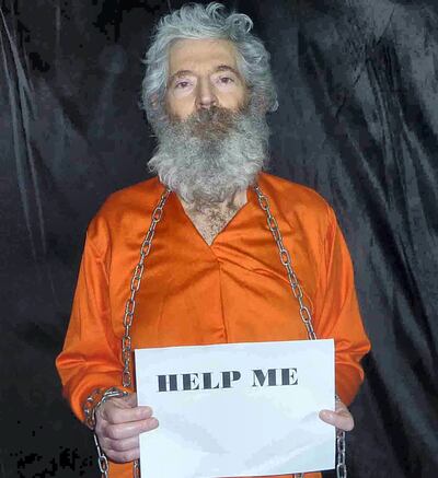 Robert Levinson went missing on Kish Island, Iran, on March 9, 2007. AFP/FBI