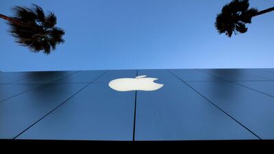The facade of an Apple Store is seen in Santa Monica, California October 5, 2011. Apple Inc co-founder and former CEO Steve Jobs, counted among the greatest American CEOs of his generation, died on Wednesday at the age of 56, after a years-long and highly???