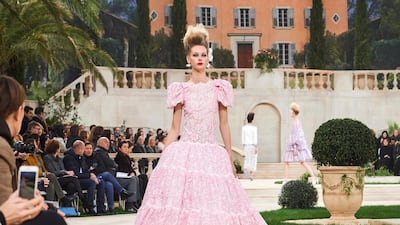 Chanel haute couture spring-summer 2019, look 61. Photo by Olivier Saillant