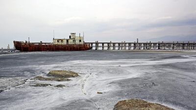 “I sold a dozen boats and kept half a dozen here, hoping the water will return,” he said. “But it didn’t happen.”