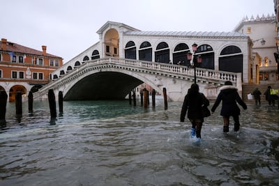 Venice is a city greatly endangered by rising sea levels and mass tourism. Reuters