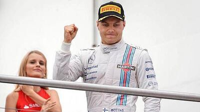 Valtteri Bottas has been on the podium three successive times in the past three races. David Ebener / EPA