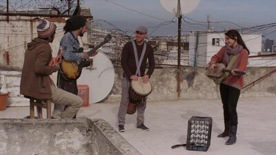 A scene from the Algerian director Merzak Allouache's The Rooftops. Allouache won a slew of awards at ADFF 2013, including Best Director from the Arab World, the Variety Middle East Filmmaker of the Year Award and the International Federation of Film Critics (FIPRESCI) award. Courtesy Abu Dhabi Film Festival