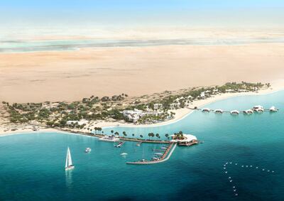 Mantis Bahrain Hawar Island will have overwater villas, a wildlife sanctuary and an adventure park. Photo: Accor