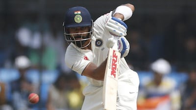 Virat Kohli bats during Day 2 of the third Test. Rafiq Maqbool / AP Photo