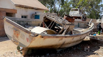 A boat is seen at the Bosaso port where head of P&O Ports' operations Paul Formosa was shot and killed, in Somalia's semi-autonomous region of Puntland, Somalia February 4, 2019. Reuters