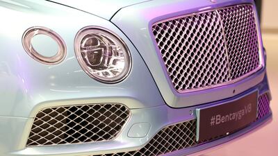 A Bentayga V8 is here to greet you. Chris Whiteoak / The National