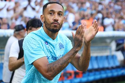 Pierre-Emerick Aubameyang is aiming to restart his career at Maarseille. AFP