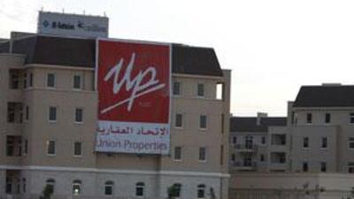 The developer Union Properties gained 2 per cent yesterday, outpacing the 0.5 per cent rise of the Dubai index.