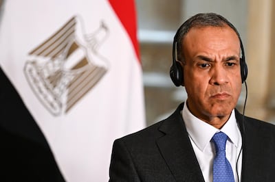 Egyptian Foreign Minister Badr Abdelatty said 'no country will be immune to the fallout' from a wider Middle East war. EPA