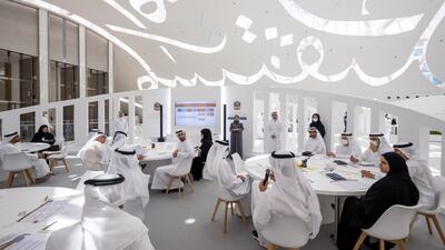 The UAE Government organised sessions to discuss major projects aimed at supporting ministers and federal authorities in drafting plans, presenting proposals for major projects in vital sectors and linking them to national priorities.