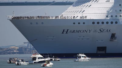 Harmony of the Seas was built for the US-based Royal Caribbean Cruises. Stephane Mahe / Reuters