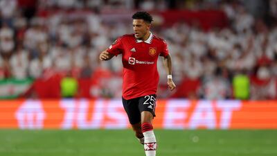Jadon Sancho - 5. Did well in creating United’s first opening on 22 and then again a minute later but brought off at half time as United went out of Europe to Sevilla’s for the third time in six years. United have never beaten Sevilla. Getty