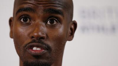 Great Britain's Mo Farah during a news conference ahead of Sainsbury's Birmingham Grand Prix on June 6, 2015. Reuters / Andrew Boyers