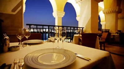 A spectacular setting and fine dining at Bord Eau at the Shangri-La Hotel.