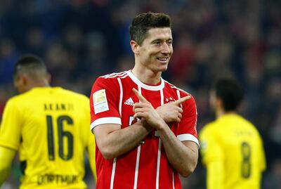 Robert Lewandowski's Bayern Munich have been in goalscoring form lately. Michaela Rehle / Reuters
