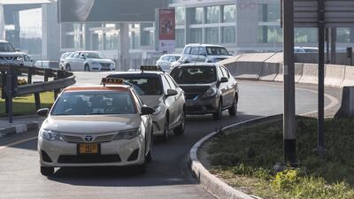 Traffic is building up in Dubai. Antonie Robertson/The National