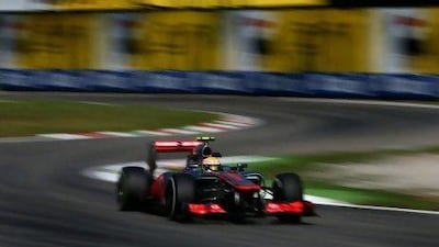 Lewis Hamilton was quickest in practice for the Italian Grand Prix