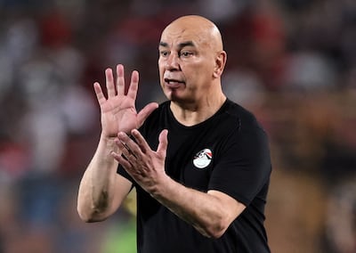 Egypt coach Hossam Hassan still holds his national team's goalscoring record. Reuters