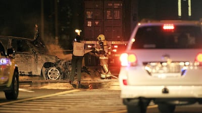 So far, almost 60 per cent of vehicle insurers in the county have agreed to share data about insurance claims. Christopher Pike / The National