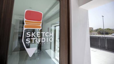 The studio is an extension of Sketch Art Cafe, which was established in 2015. Chris Whiteoak / The National