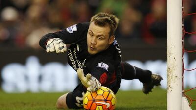 Liverpool's Simon Mignolet. (Reuters/Phil Noble)