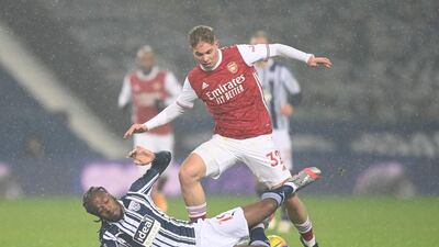 Emile Smith-Rowe 8 – The 20-year-old impressed again and looked very neat and tidy in and around the West Brom box. He played a huge part in Arsenal’s second, squaring the ball for Saka to tap home. AFP