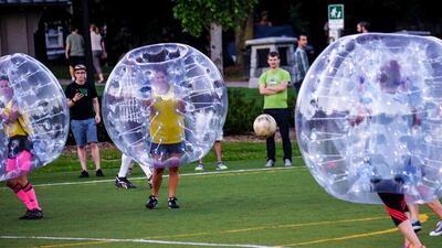 Bubble Soccer. Courtesy Bubble Soccer