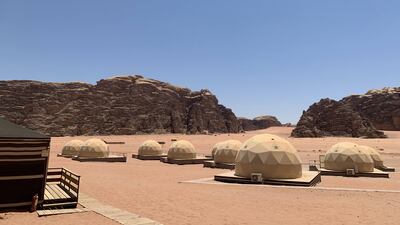 Sun City Camp is one of the luxury camping destinations at Wadi Rum.
