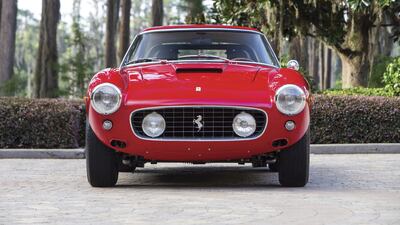 1960 Ferrari 250 GT SWB Berlinetta Competizione, €8.5m to €10m (Dh37.2m to Dh43.7m). R M Sotheby’s