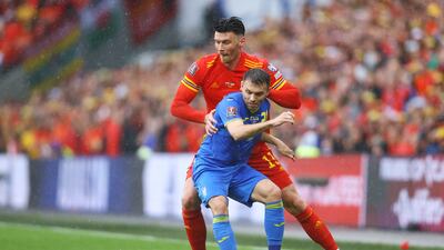 Oleksandr Karavaev - 6, When a glorious opportunity came the right-back’s way, he made a mess of his first attempt then saw the second loop up off Davies to be saved comfortably. Did some good defensive work against Williams. Getty