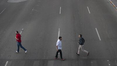 Every zebra crossing across the city could be better lit and signposted. Mona Al Marzooqi / The National