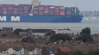 HMM Gdansk is one of 12 super-sized ships which are part of a fleet constructed by the South Korean operator. Alamy