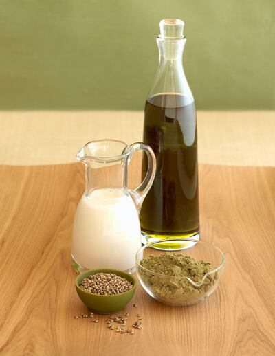 Hemp seeds can be used to make oil for skincare and milk for nutrition. Getty