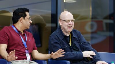 Avram Glazer watches Gulf Giants take on the Desert Vipers.