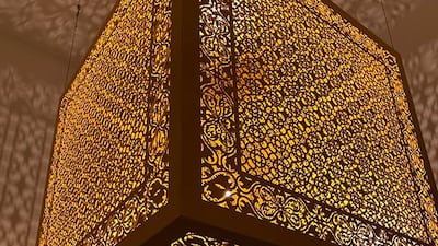 Light upon Light exhibition part of Noor Riyadh 2021. Balquees Basalom for The National