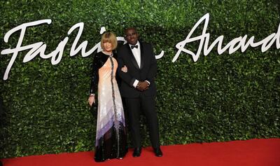 Vogue editor-in-chiefs Anna Wintour and Edward Enninful