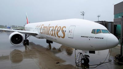 Emirates Airline's 100th 777-300ER. Courtesy Boeing