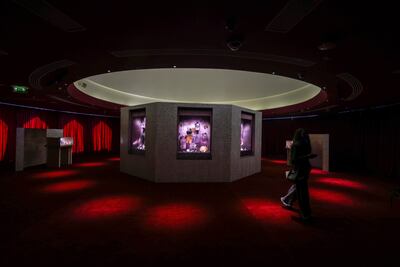 The Dream Vault: A Treasury of Jewels by A2Z takes over one of the old terminal's departure gates. Victor Besa / The National