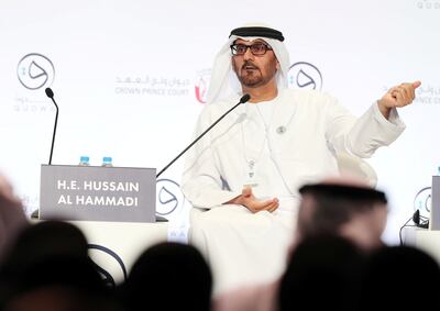 Minister of Education Hussain Al Hammadi, pictured at a previous event, said basics such as good English, maths and communications skills were important for all jobseekers. Chris Whiteoak / The National