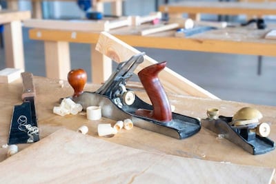 The studio offers beginner and master-level modules in woodworking. Photo: The Makers Society