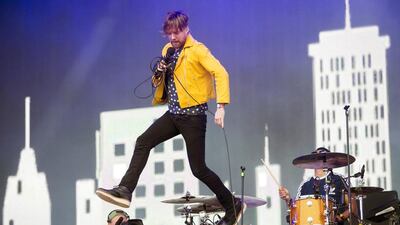 Kaiser Chiefs perform in Budapest, Hungary. Balazs Mohai / MTI via AP Photo