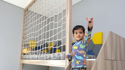 Vansh in his bedroom