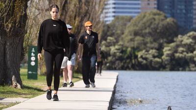 Moderate-intensity physical activity raises your heart rate and makes you breathe faster but you would still be able to speak during the activity. AFP