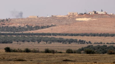 The northern Syrian city of Jarabulus, where Kurdish-controlled areas were shelled by Turkish-backed fighters. AFP