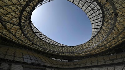 The Lusail Stadium is gearing up for the World Cup 2022 later in the year. AFP