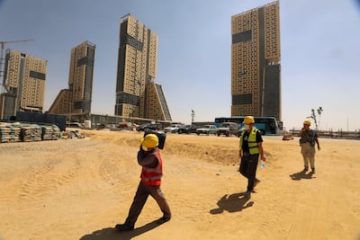 Mega construction projects in Egypt include the New Administrative Capital. EPA